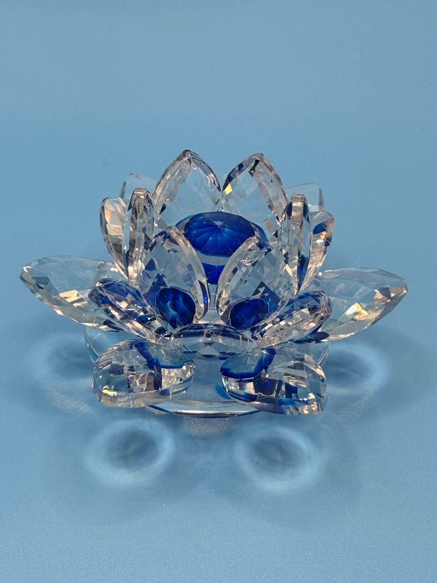 Small Glass Lotus Flower