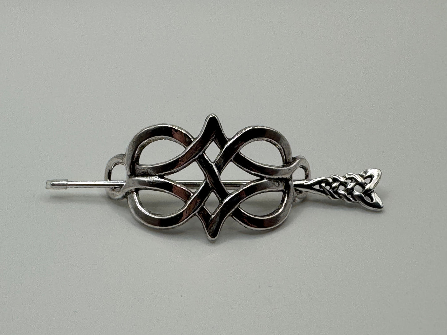 Celtic knot hair piece or scarf clip