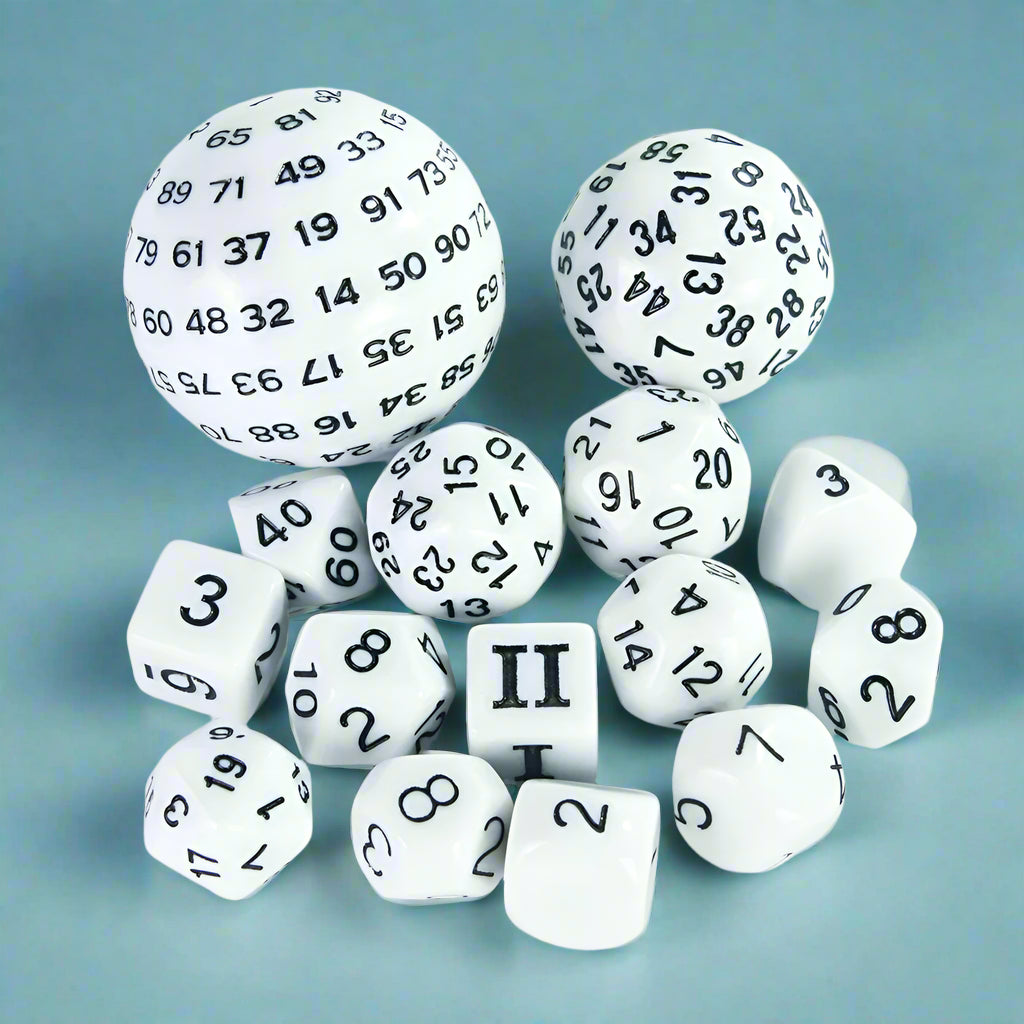 Dungeons and Dragons Polyhedral dice sets. A must for all you D&D geeks!