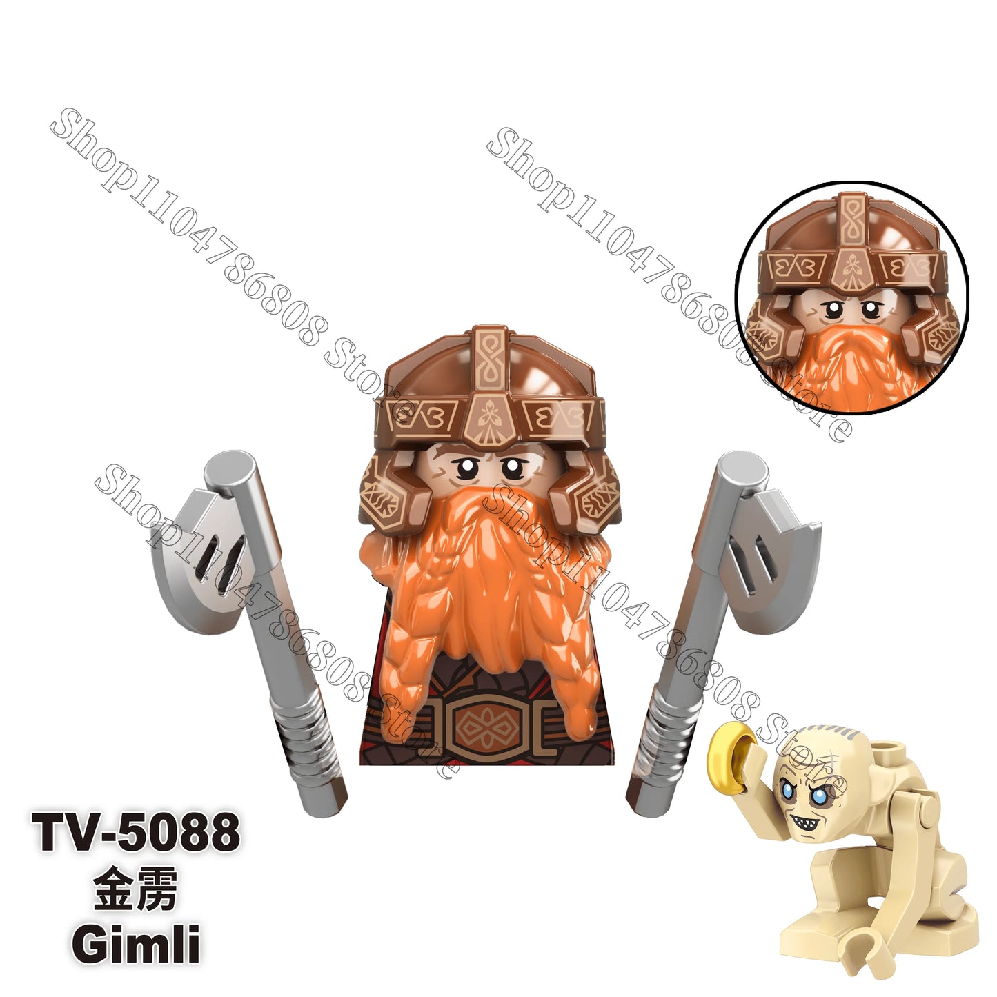 Lord of the Rings brick figures for the LOTR Geeks!