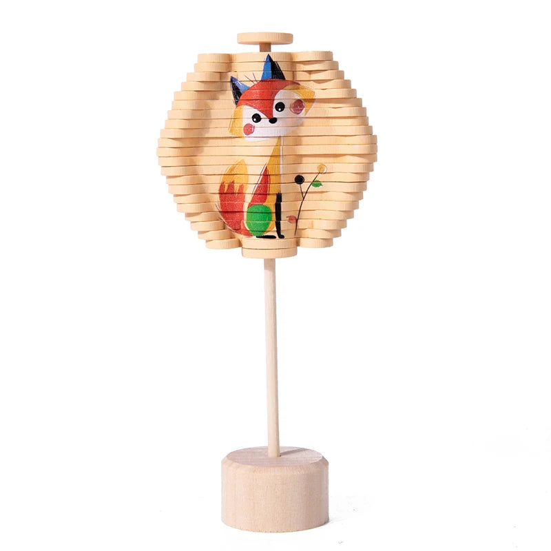 Small Wooden Spiral Tree Toy with character theme. Great for kids and adults alike. Choose from a variety of characters.
