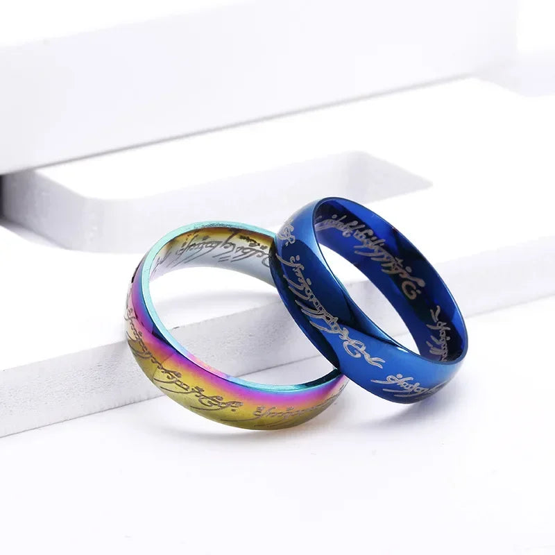 Lord of the Rings fashion rings.