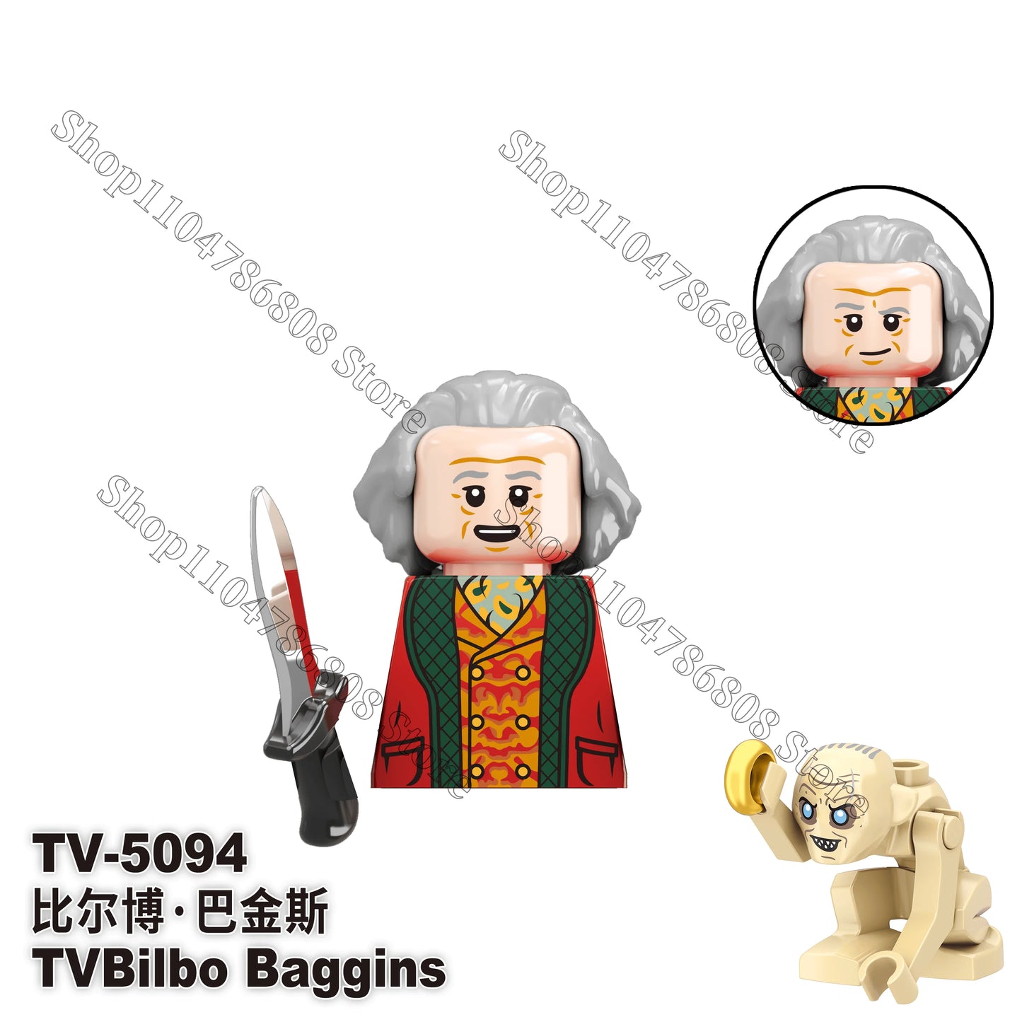 Lord of the Rings brick figures for the LOTR Geeks!