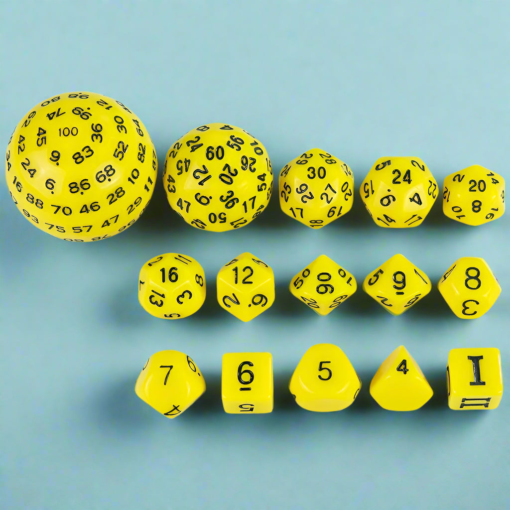 Dungeons and Dragons Polyhedral dice sets. A must for all you D&D geeks!