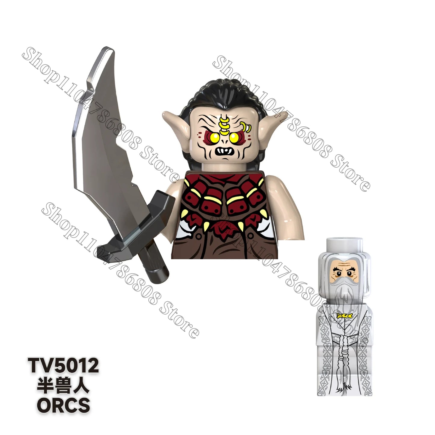 Lord of the Rings brick figures for the LOTR Geeks!
