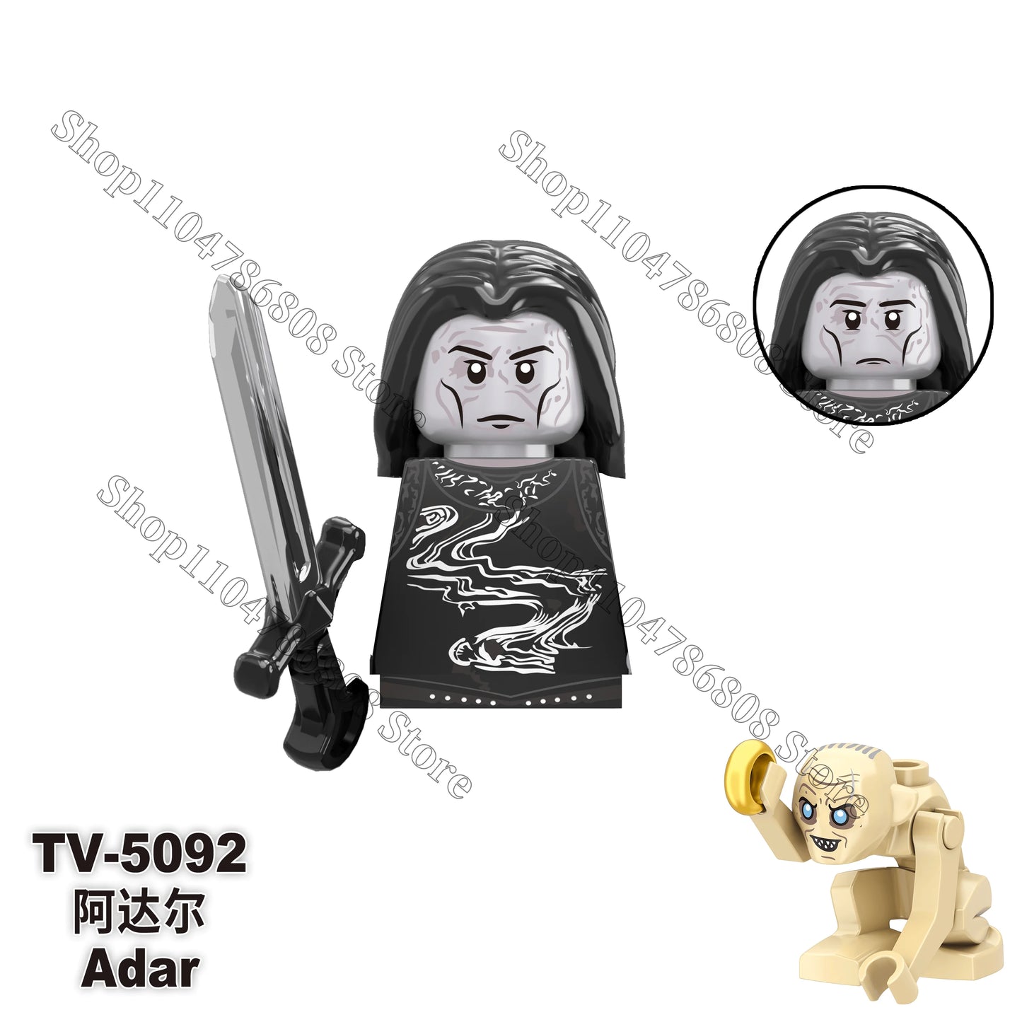 Lord of the Rings brick figures for the LOTR Geeks!