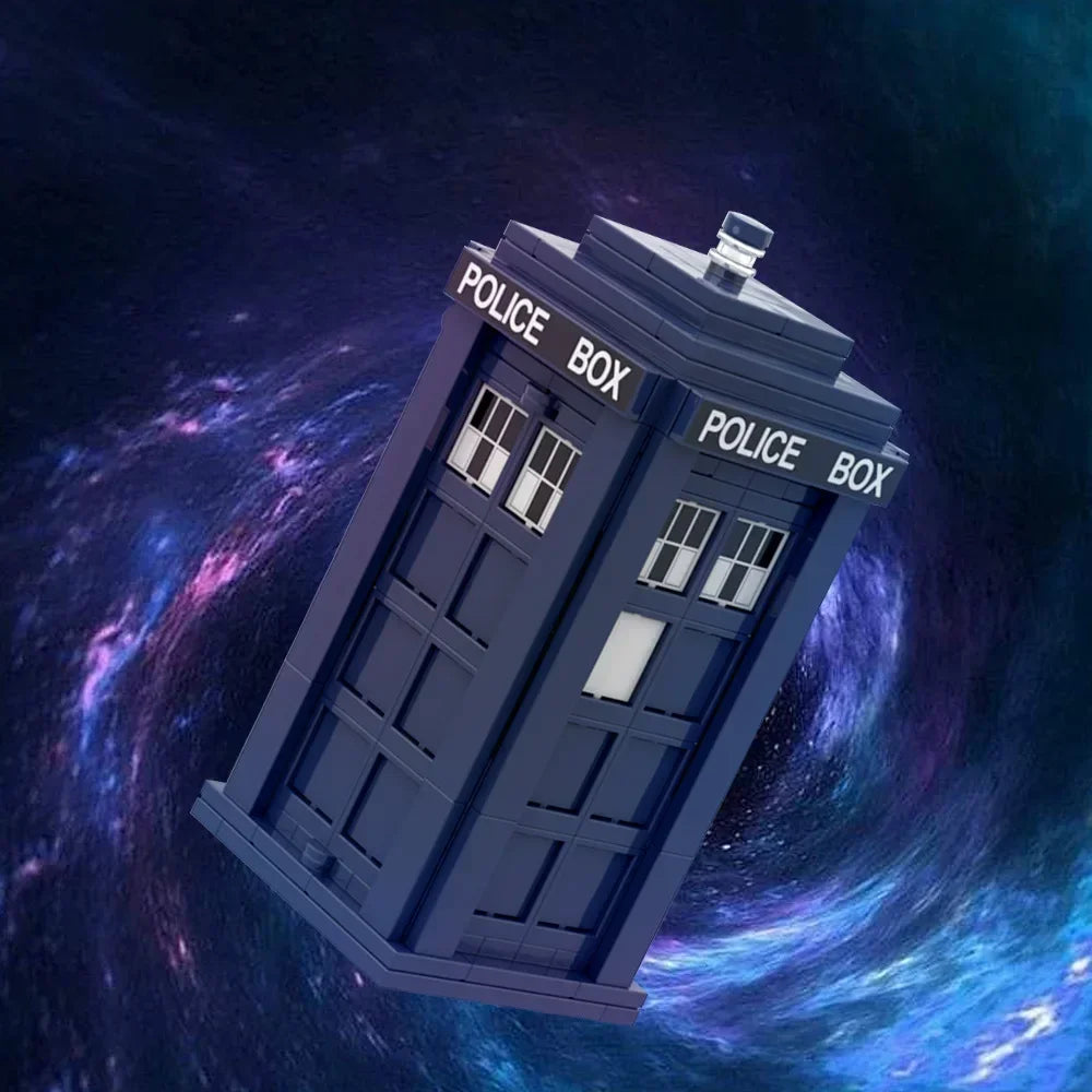 Dr Who TARDIS Brick set. Please note that this set does not come as a box set and will have PDF or digital instructions for assembly.