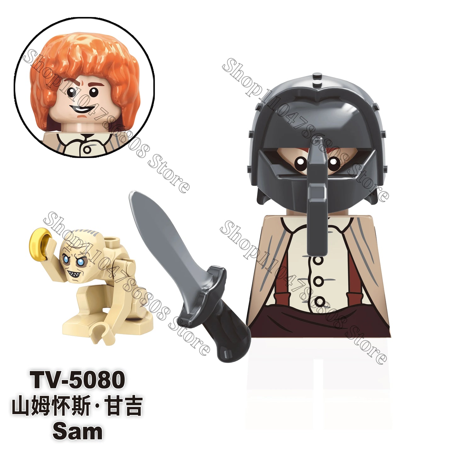 Lord of the Rings brick figures for the LOTR Geeks!