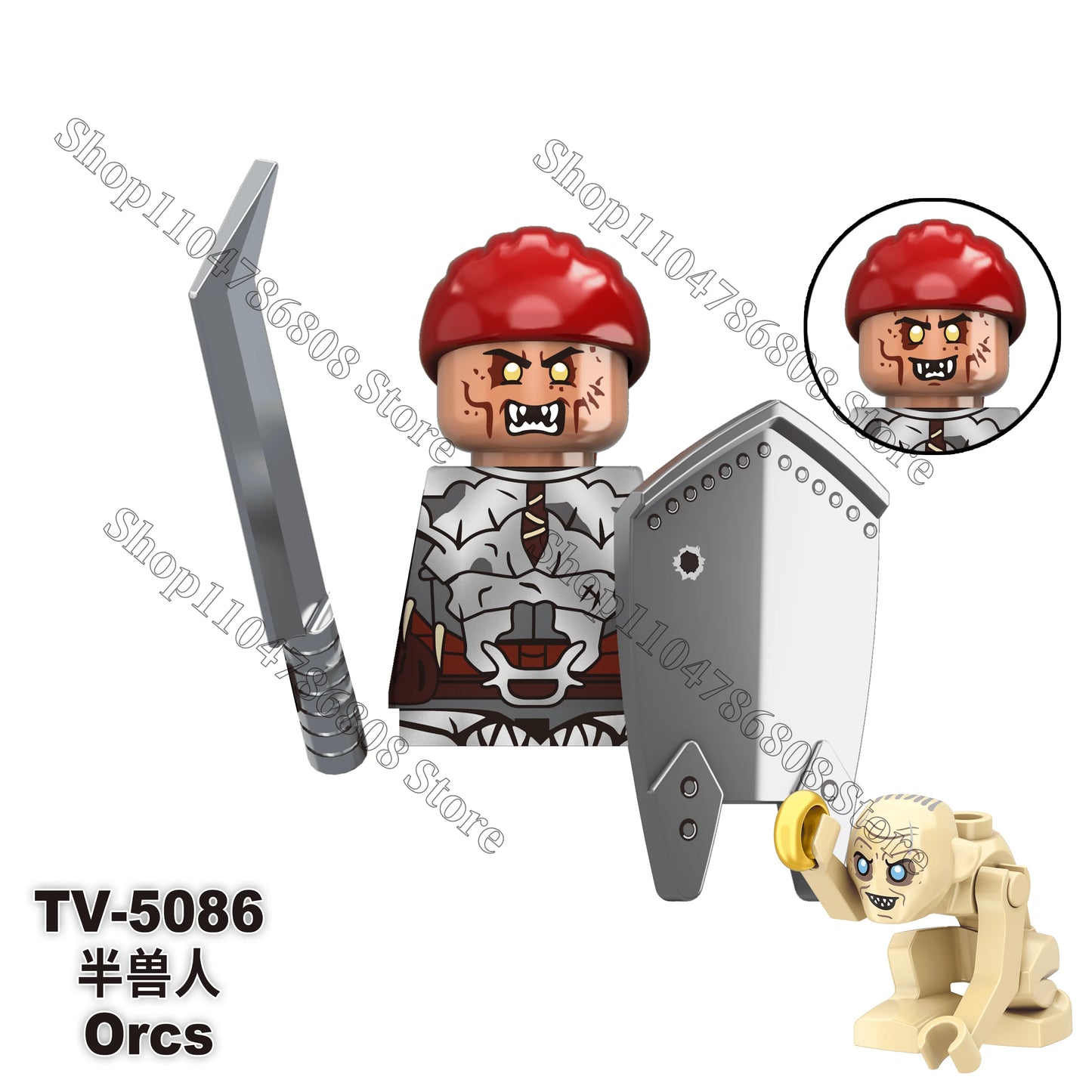 Lord of the Rings brick figures for the LOTR Geeks!
