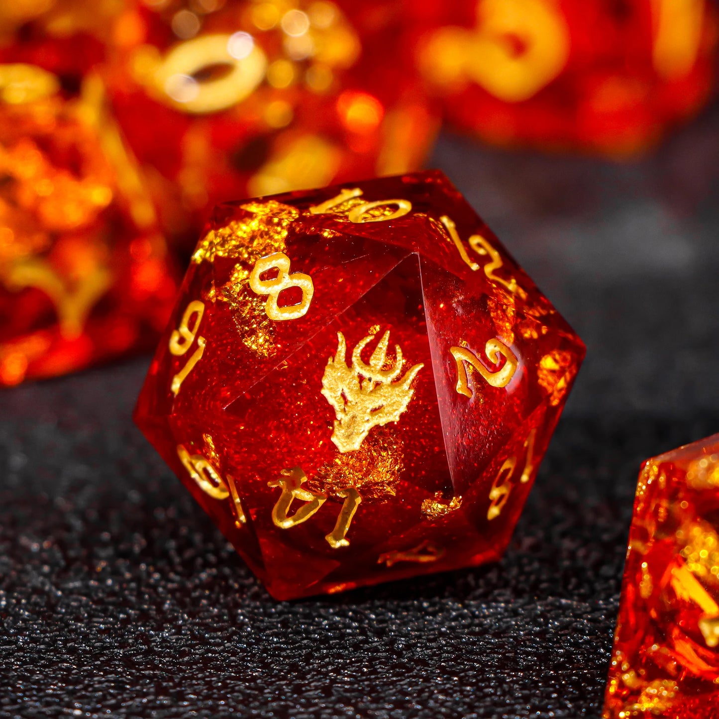 Liquid Core Quicksand D&D Dice Sets.