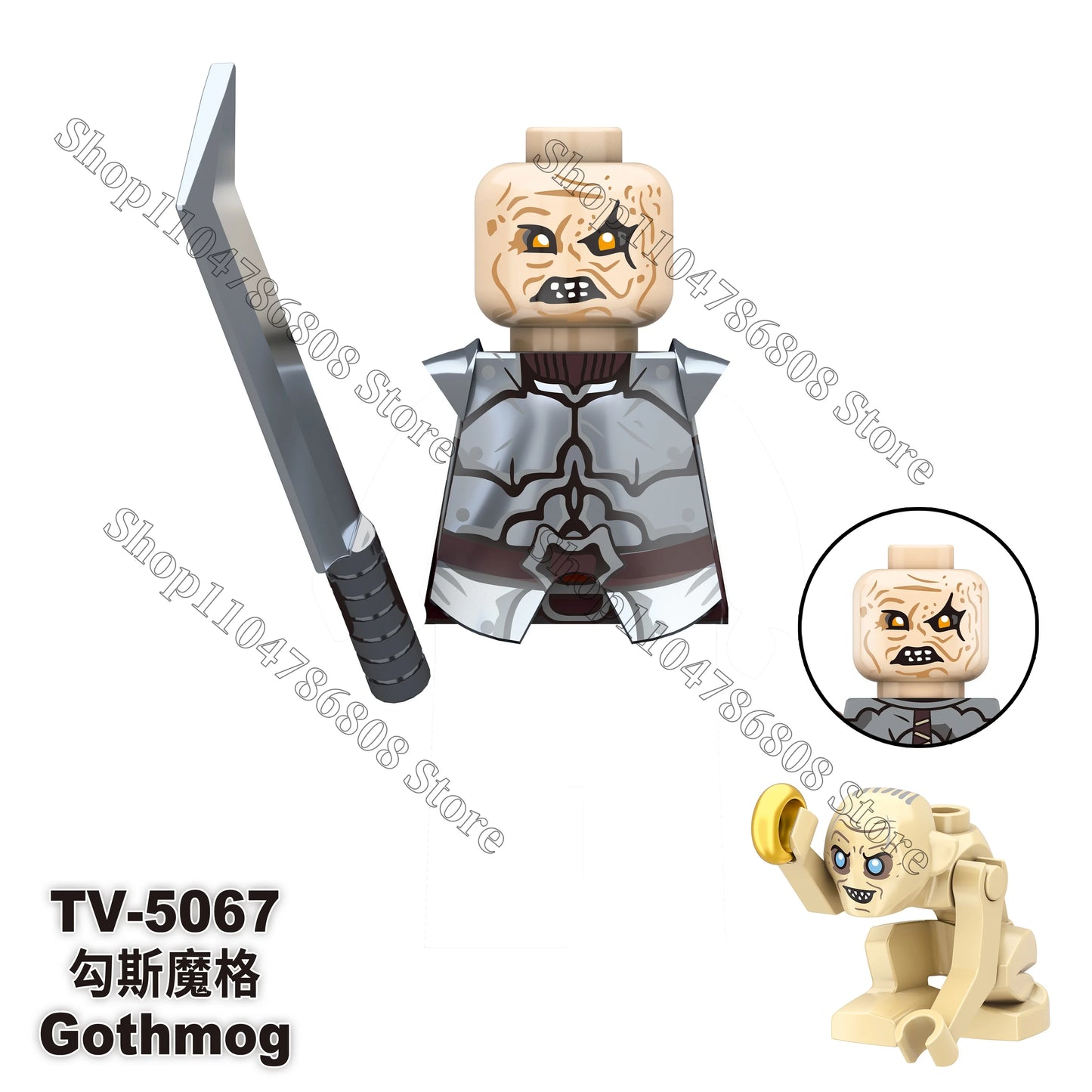 Lord of the Rings brick figures for the LOTR Geeks!