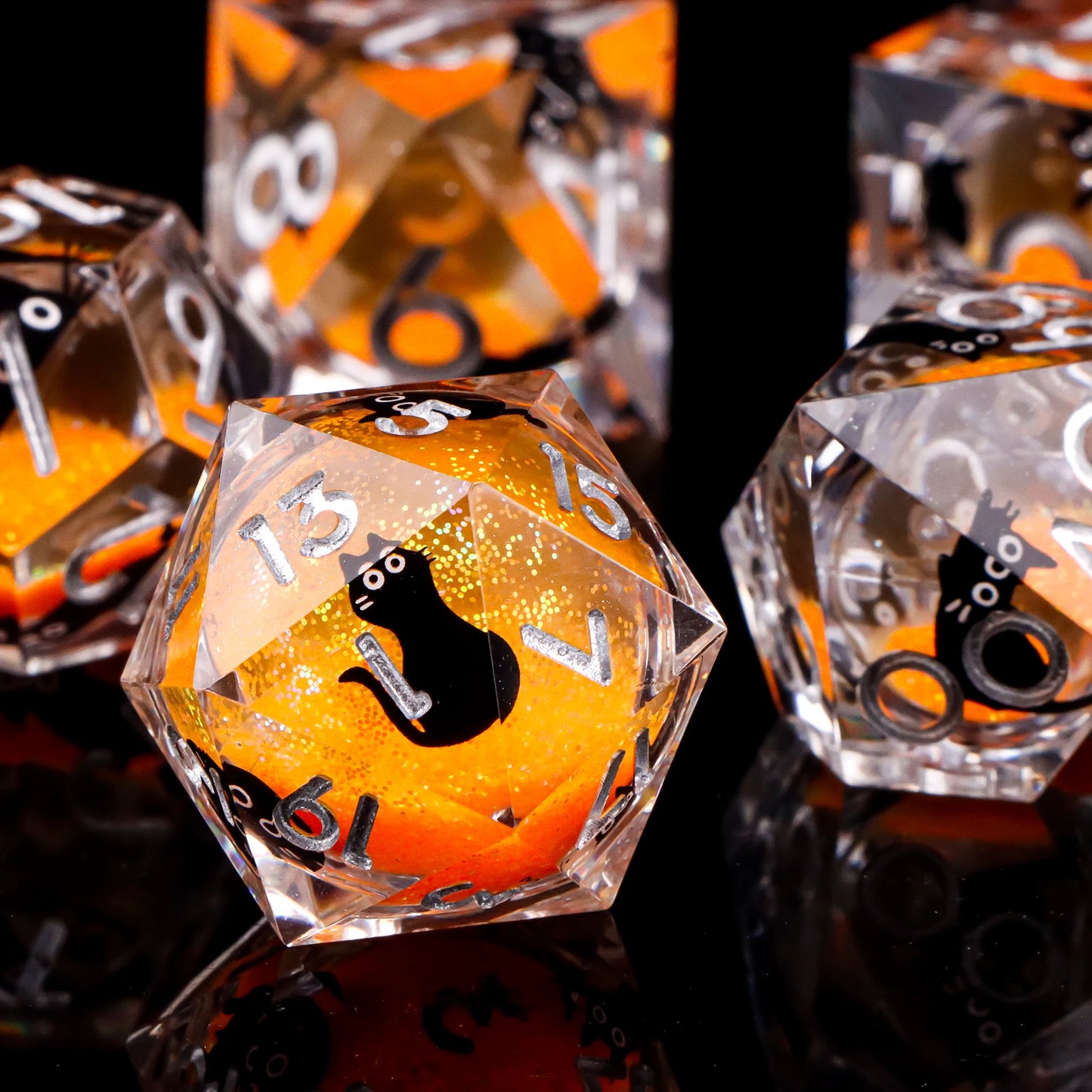 Liquid Core Quicksand D&D Dice Sets.