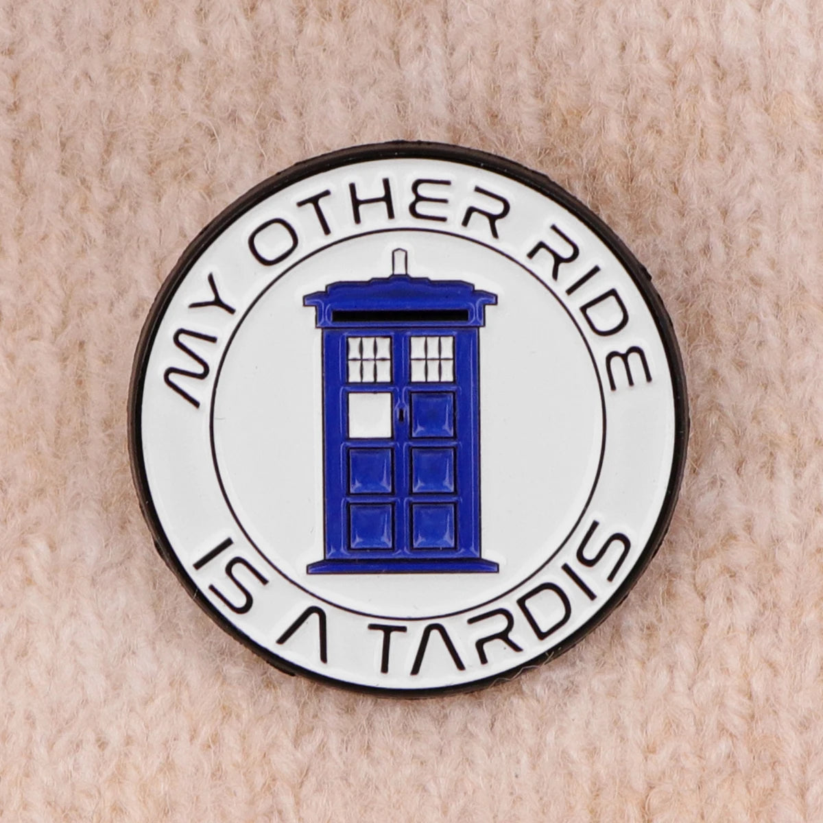 Dr Who TARDIS pins for the Dr Who geeks in the universe!