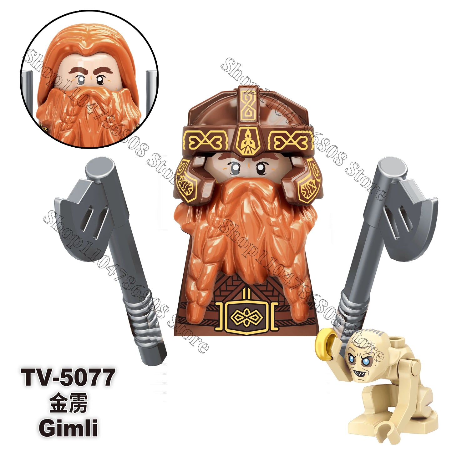 Lord of the Rings brick figures for the LOTR Geeks!