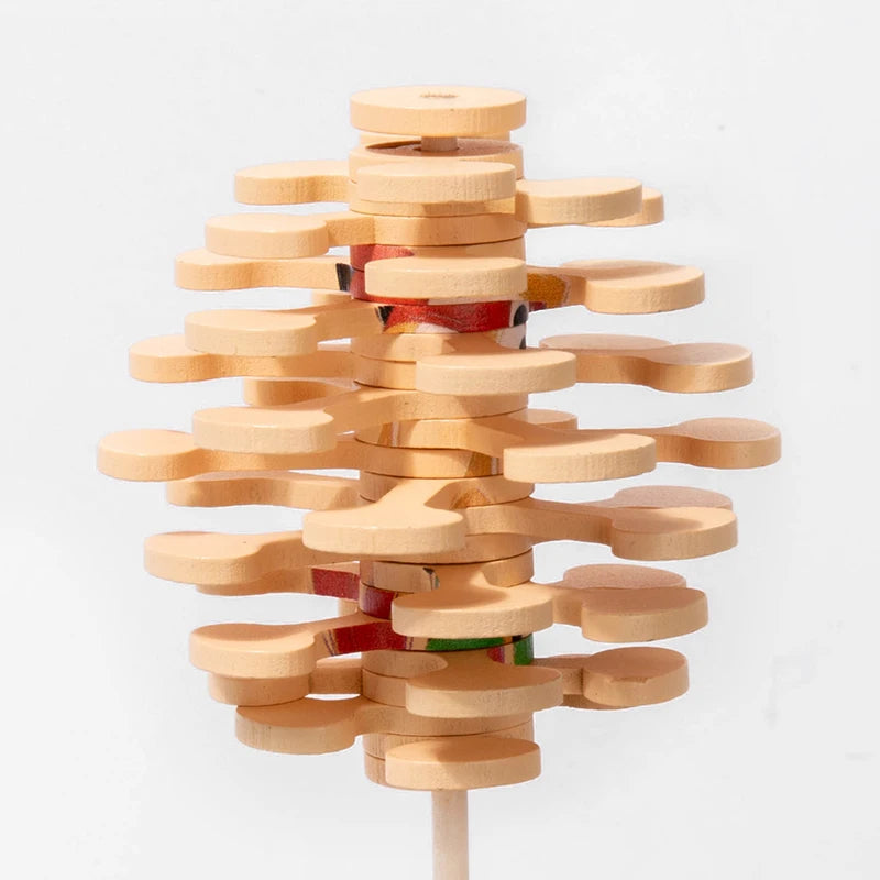 Small Wooden Spiral Tree Toy with character theme. Great for kids and adults alike. Choose from a variety of characters.