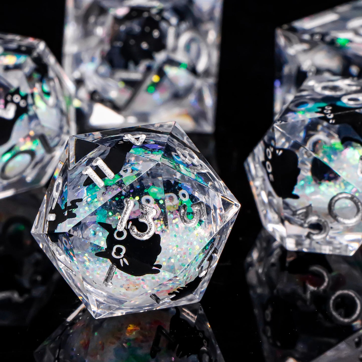 Liquid Core Quicksand D&D Dice Sets.