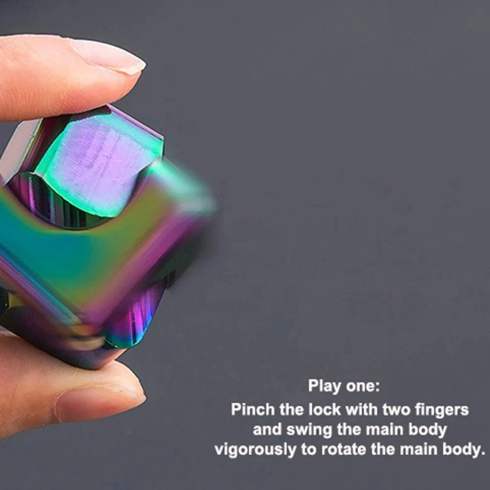 Ultra cool cube fidget spinner. Quite a mesmerising and different type of spinner.
