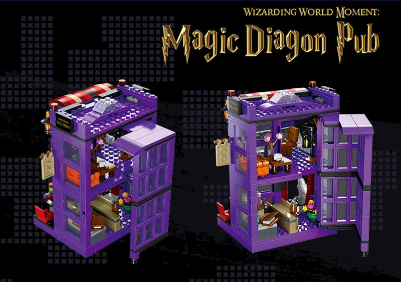 Harry Potter Diagon Alley Pub brick building. Please note that this product does not come with a box.