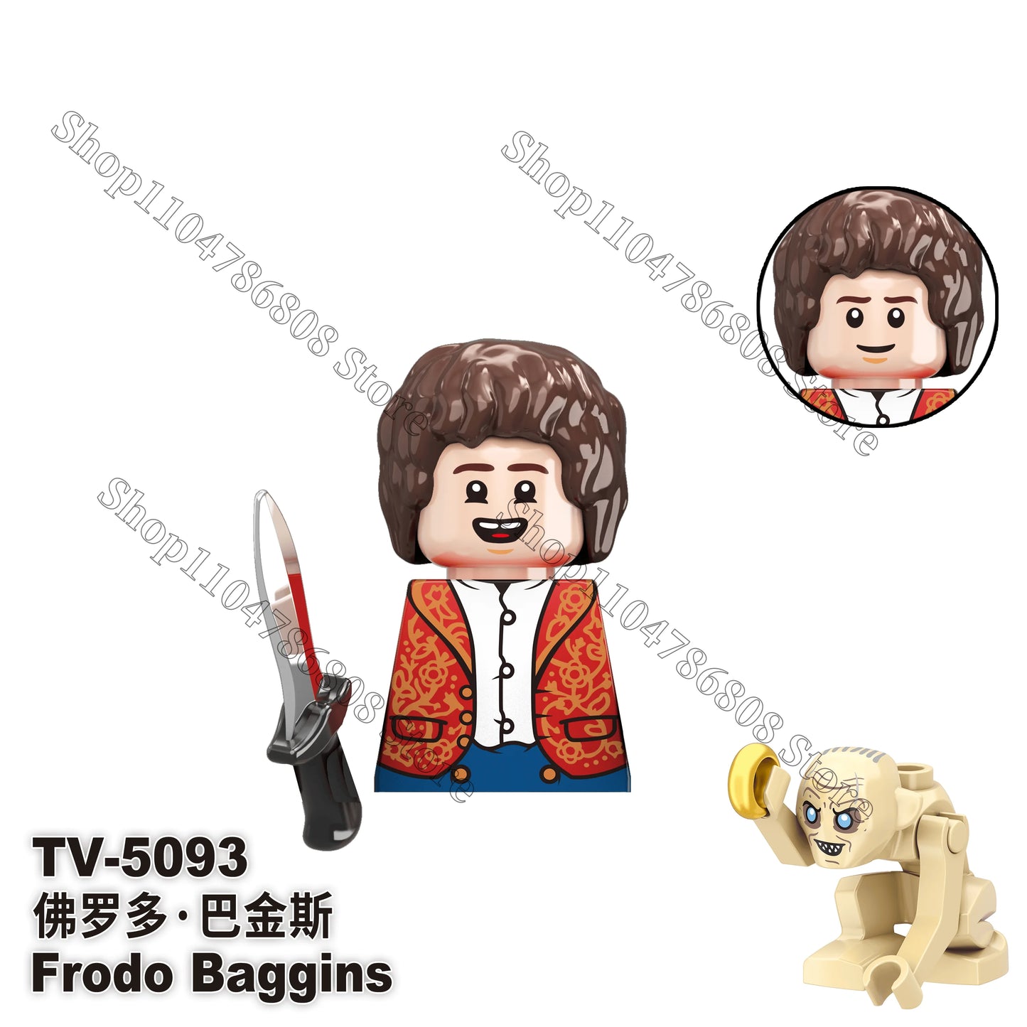 Lord of the Rings brick figures for the LOTR Geeks!