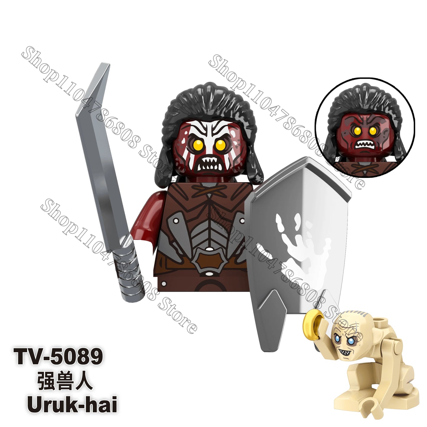 Lord of the Rings brick figures for the LOTR Geeks!