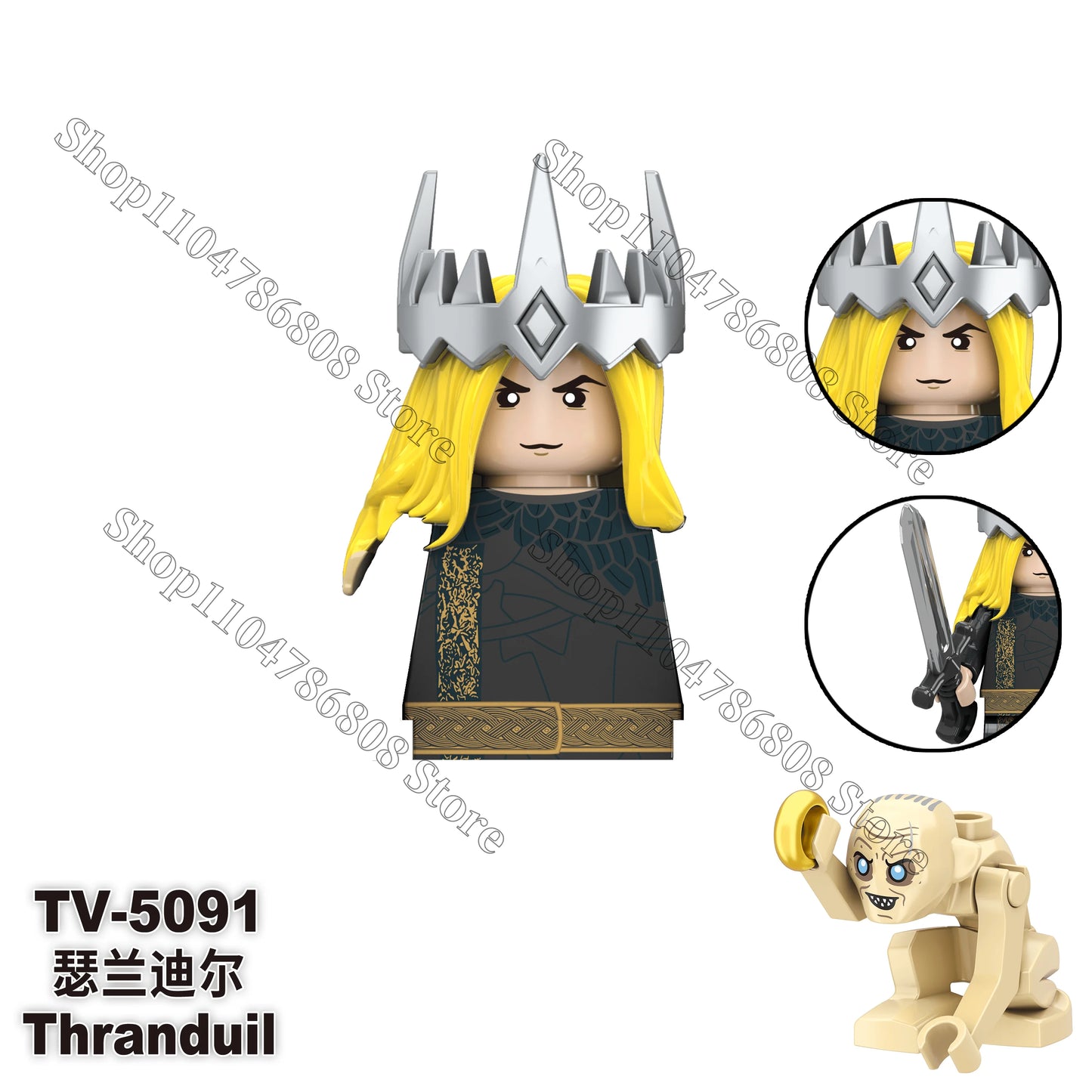 Lord of the Rings brick figures for the LOTR Geeks!