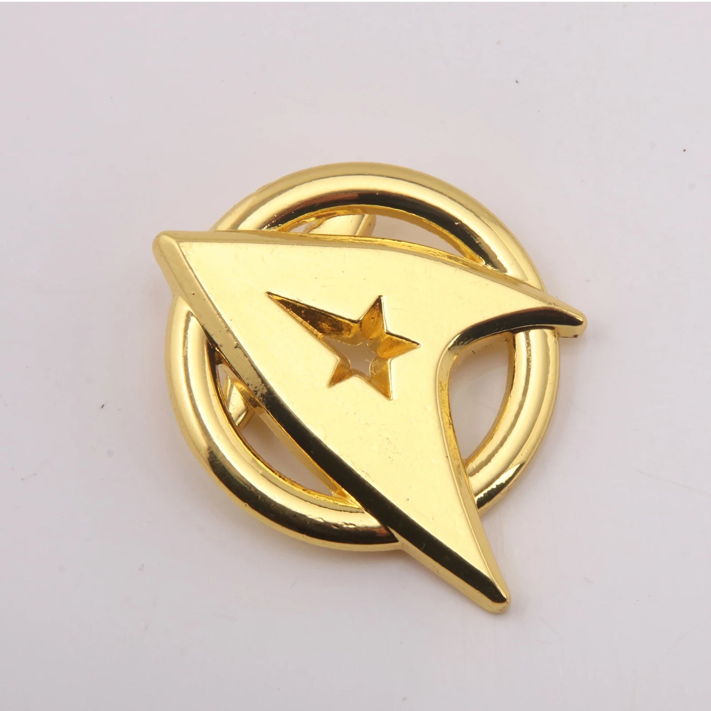 Star Trek Metal Enamel First Generation Captain Badge Pins.