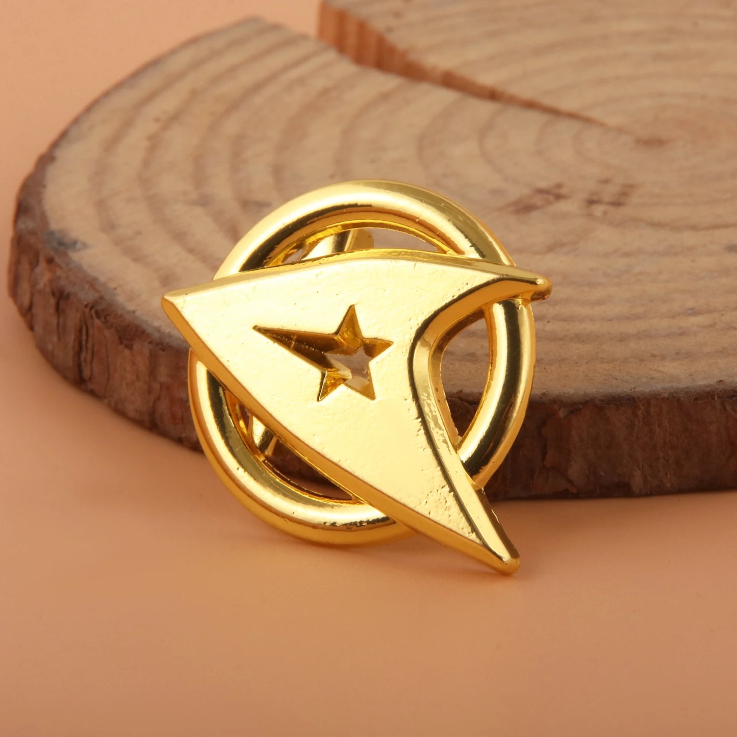 Star Trek Metal Enamel First Generation Captain Badge Pins.