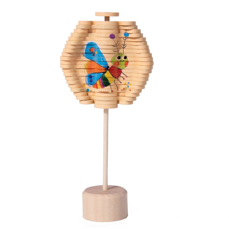 Small Wooden Spiral Tree Toy with character theme. Great for kids and adults alike. Choose from a variety of characters.