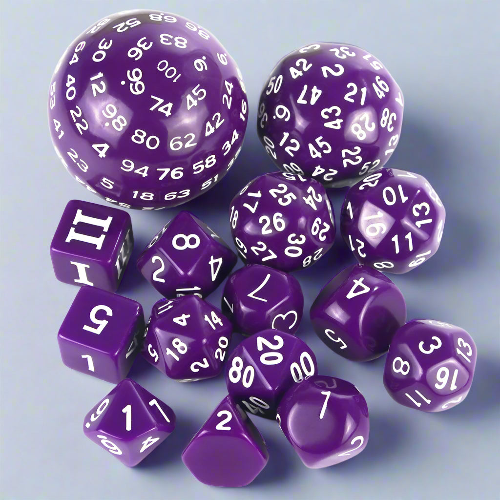 Dungeons and Dragons Polyhedral dice sets. A must for all you D&D geeks!