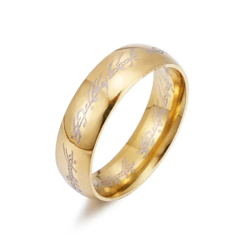 Lord of the Rings fashion rings.