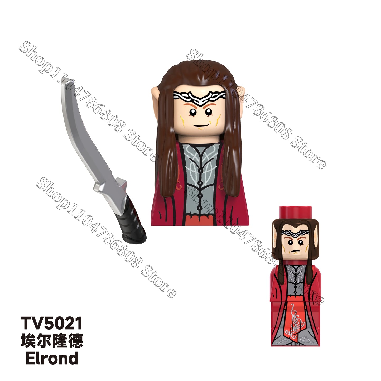 Lord of the Rings brick figures for the LOTR Geeks!