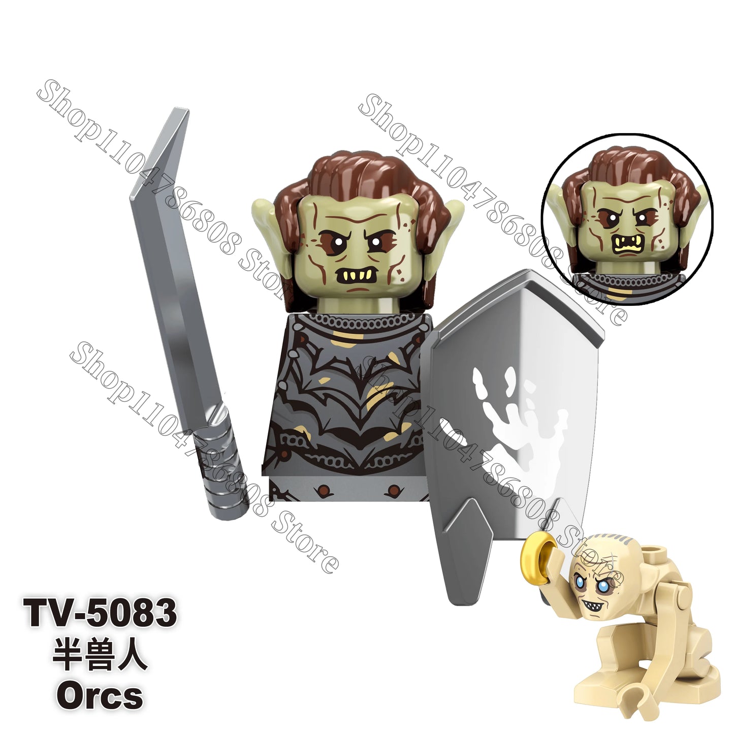 Lord of the Rings brick figures for the LOTR Geeks!