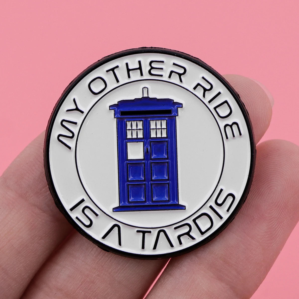 Dr Who TARDIS pins for the Dr Who geeks in the universe!