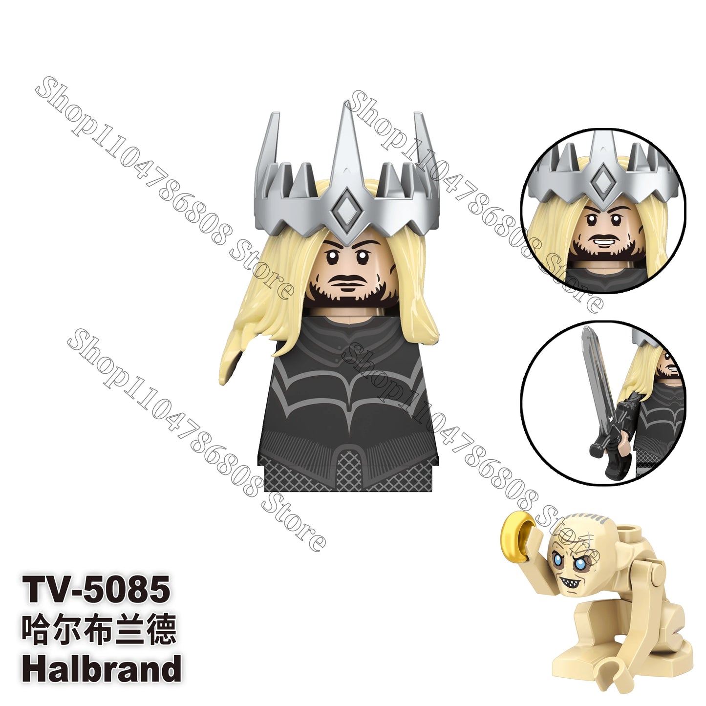 Lord of the Rings brick figures for the LOTR Geeks!