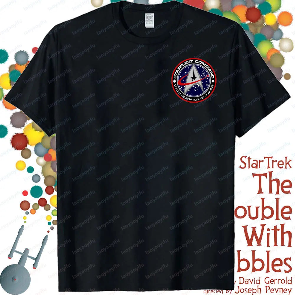 Star Trek Spock - Star Wars Crossover Quote Unisex Cotton T-Shirt.