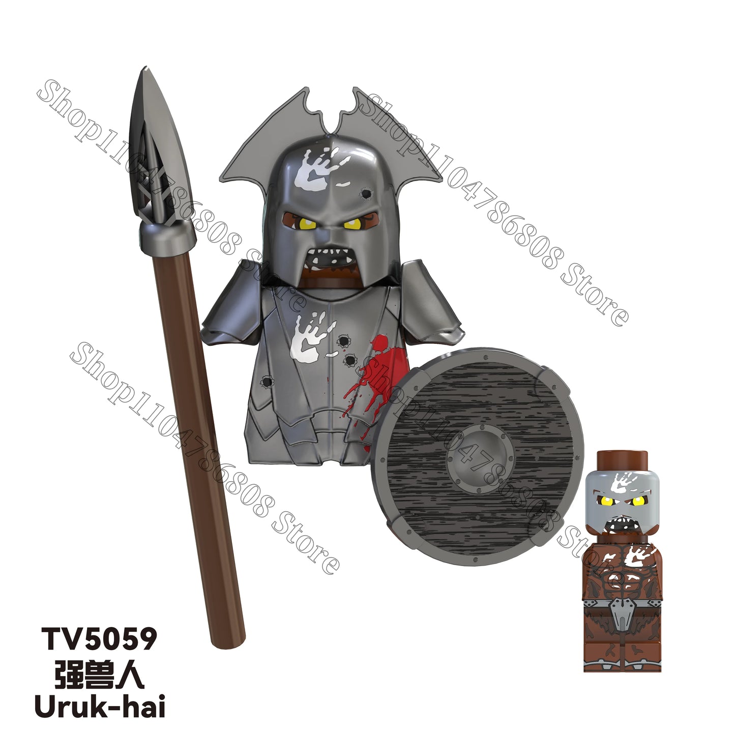 Lord of the Rings brick figures for the LOTR Geeks!