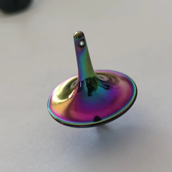 Metal long spinner. Challenge yourself to how long you can keep it spinning!