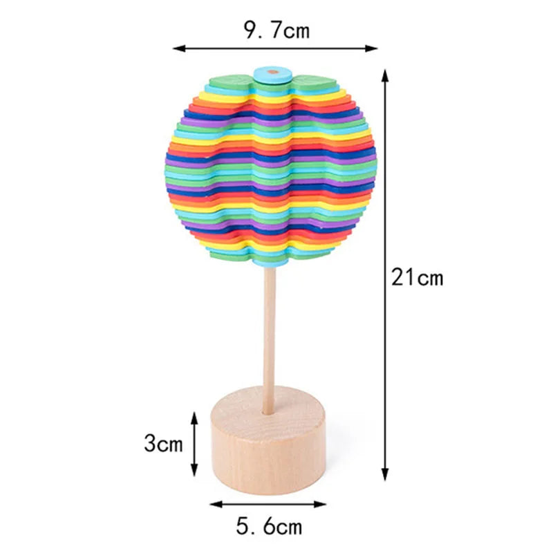 Wooden Spiral Tree toy. Great for kids and adults. Cool fidget and dexterity toy. Choose from a three colour themes.