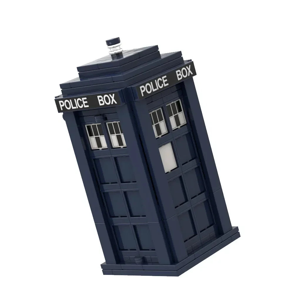 Dr Who TARDIS Brick set. Please note that this set does not come as a box set and will have PDF or digital instructions for assembly.