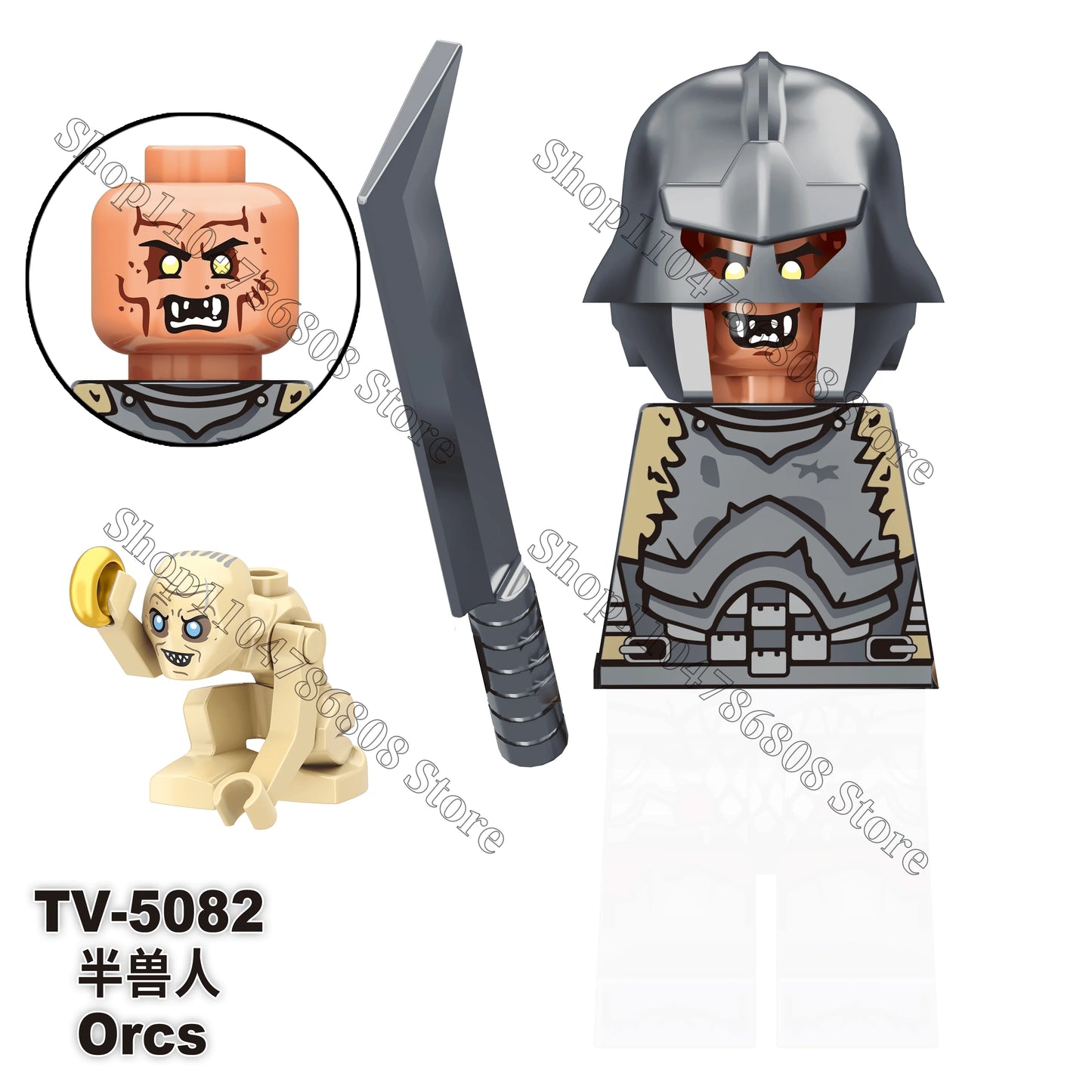 Lord of the Rings brick figures for the LOTR Geeks!