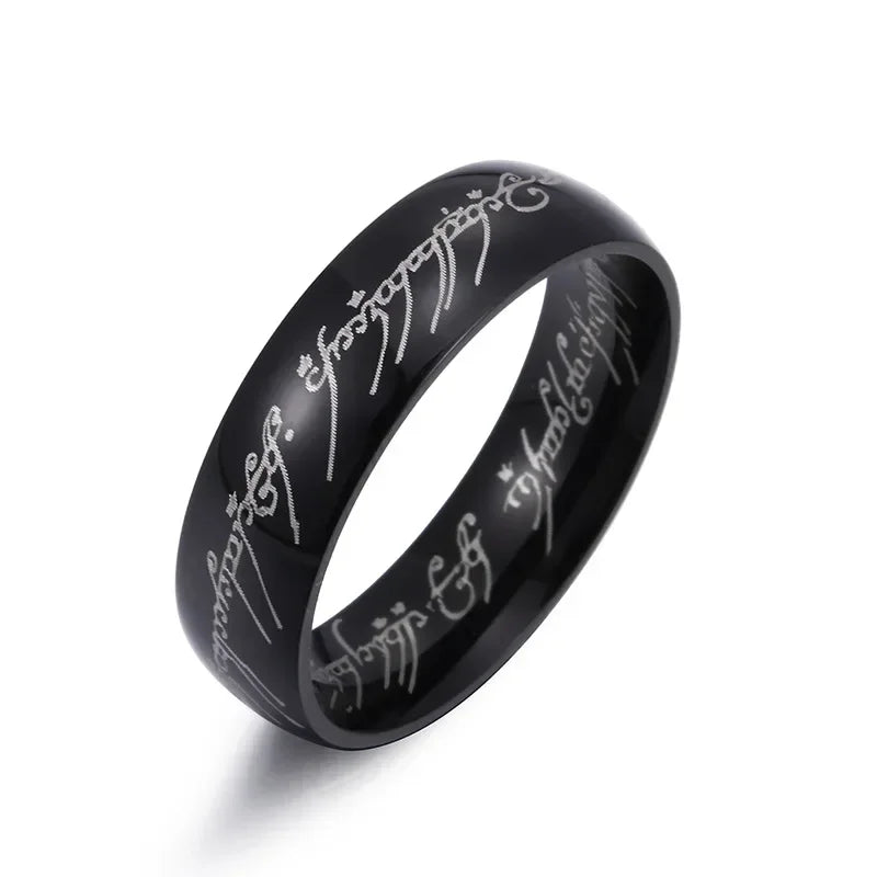 Lord of the Rings fashion rings.