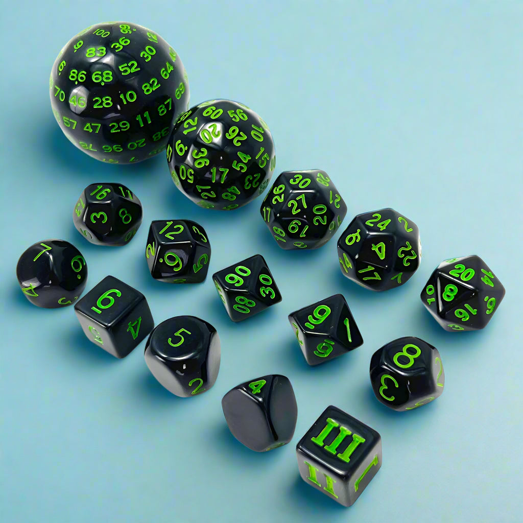 Dungeons and Dragons Polyhedral dice sets. A must for all you D&D geeks!