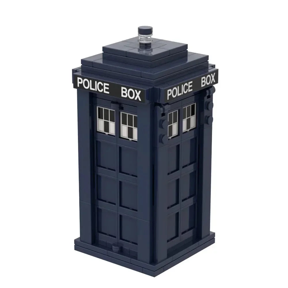 Dr Who TARDIS Brick set. Please note that this set does not come as a box set and will have PDF or digital instructions for assembly.