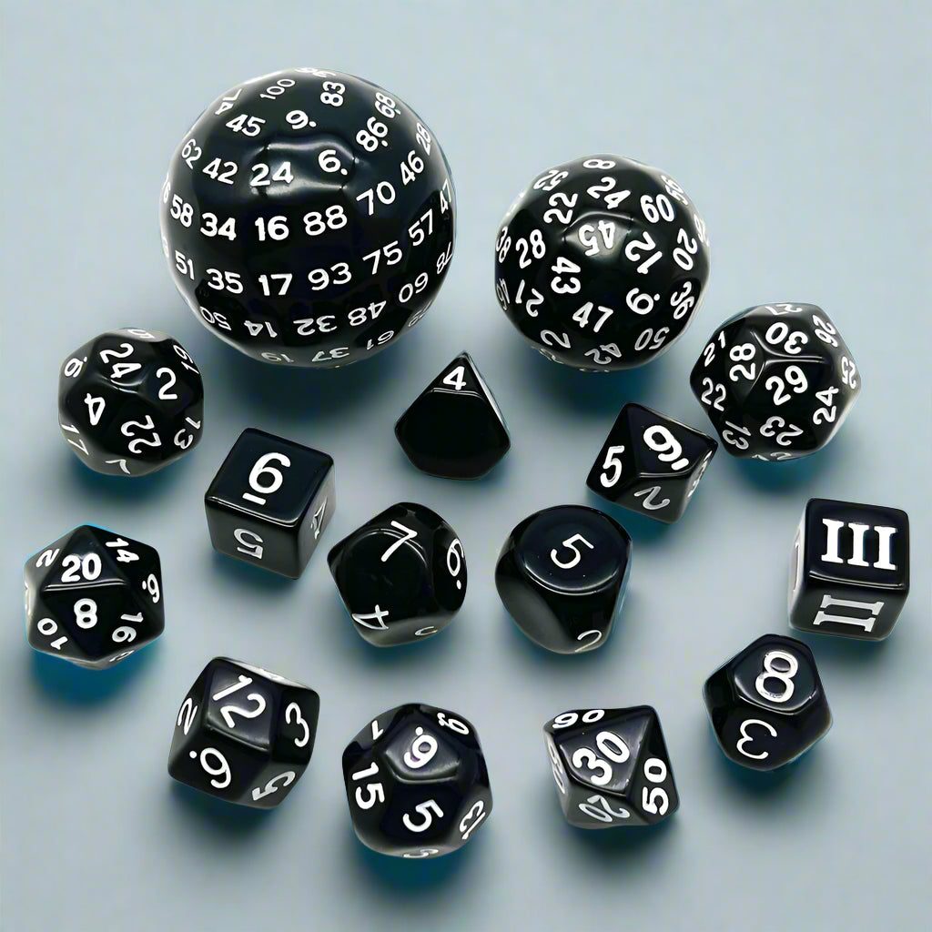 Dungeons and Dragons Polyhedral dice sets. A must for all you D&D geeks!