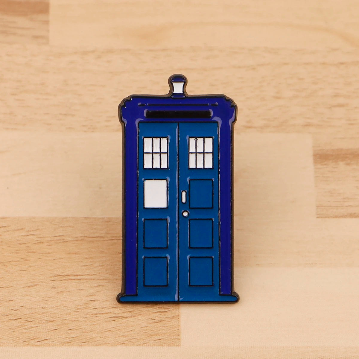 Dr Who TARDIS pins for the Dr Who geeks in the universe!