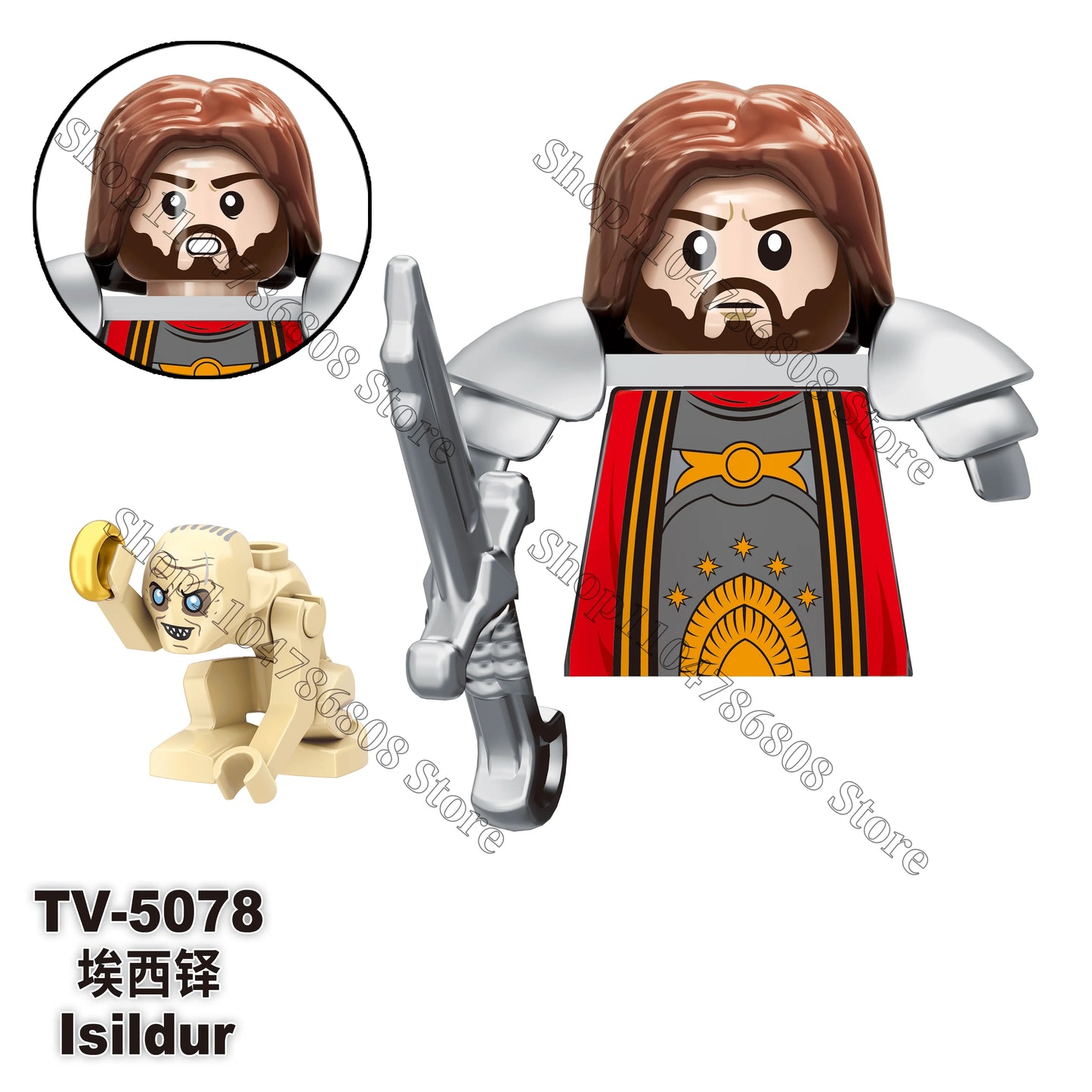 Lord of the Rings brick figures for the LOTR Geeks!