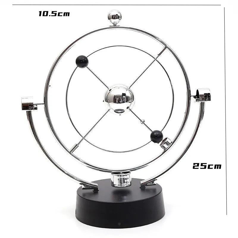Awesome 25cm tall perpetual motion desk top ornament.