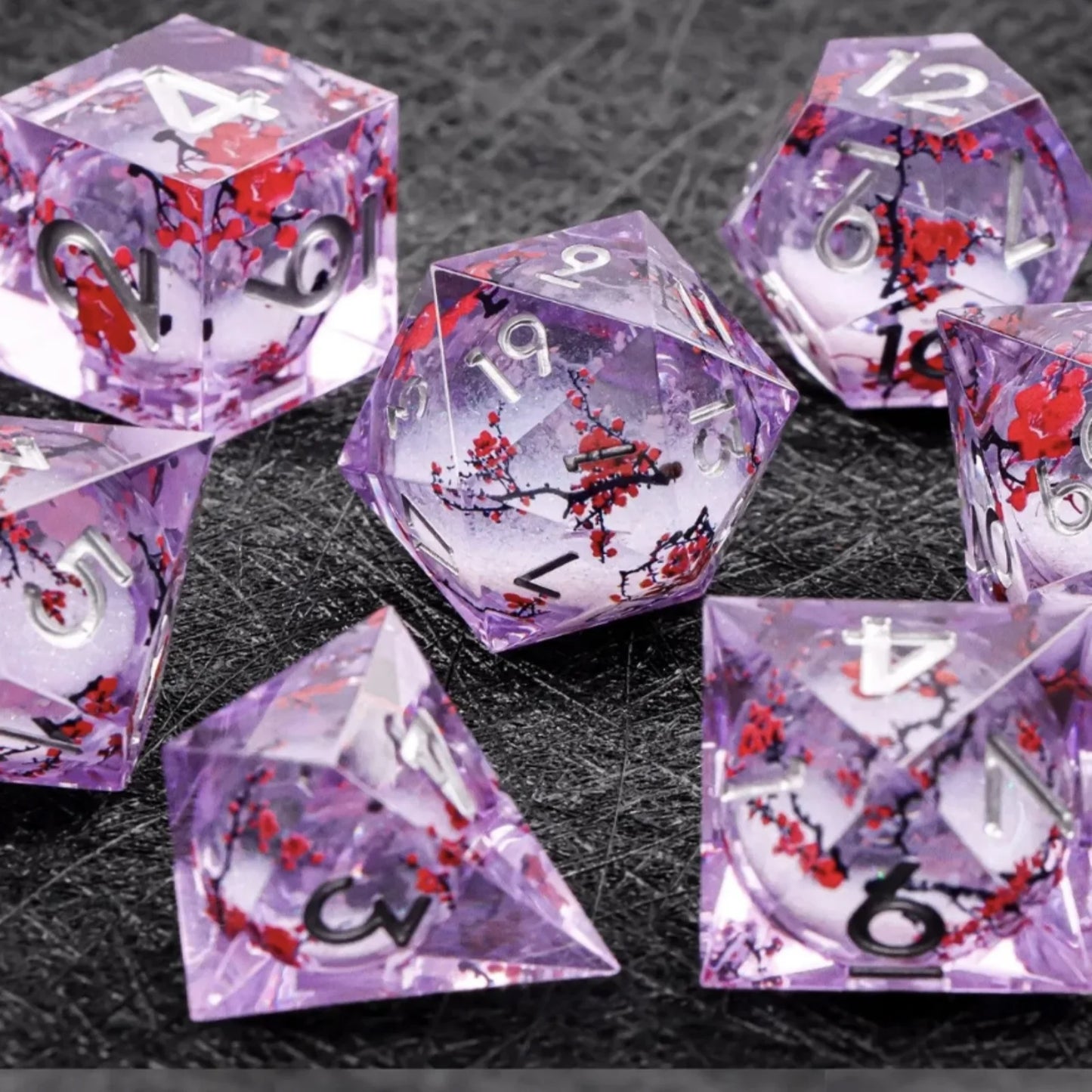 Liquid Core Quicksand D&D Dice Sets.