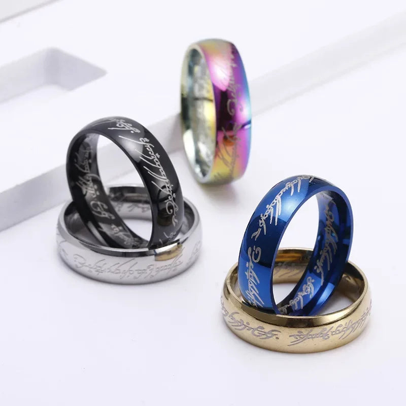 Lord of the Rings fashion rings.
