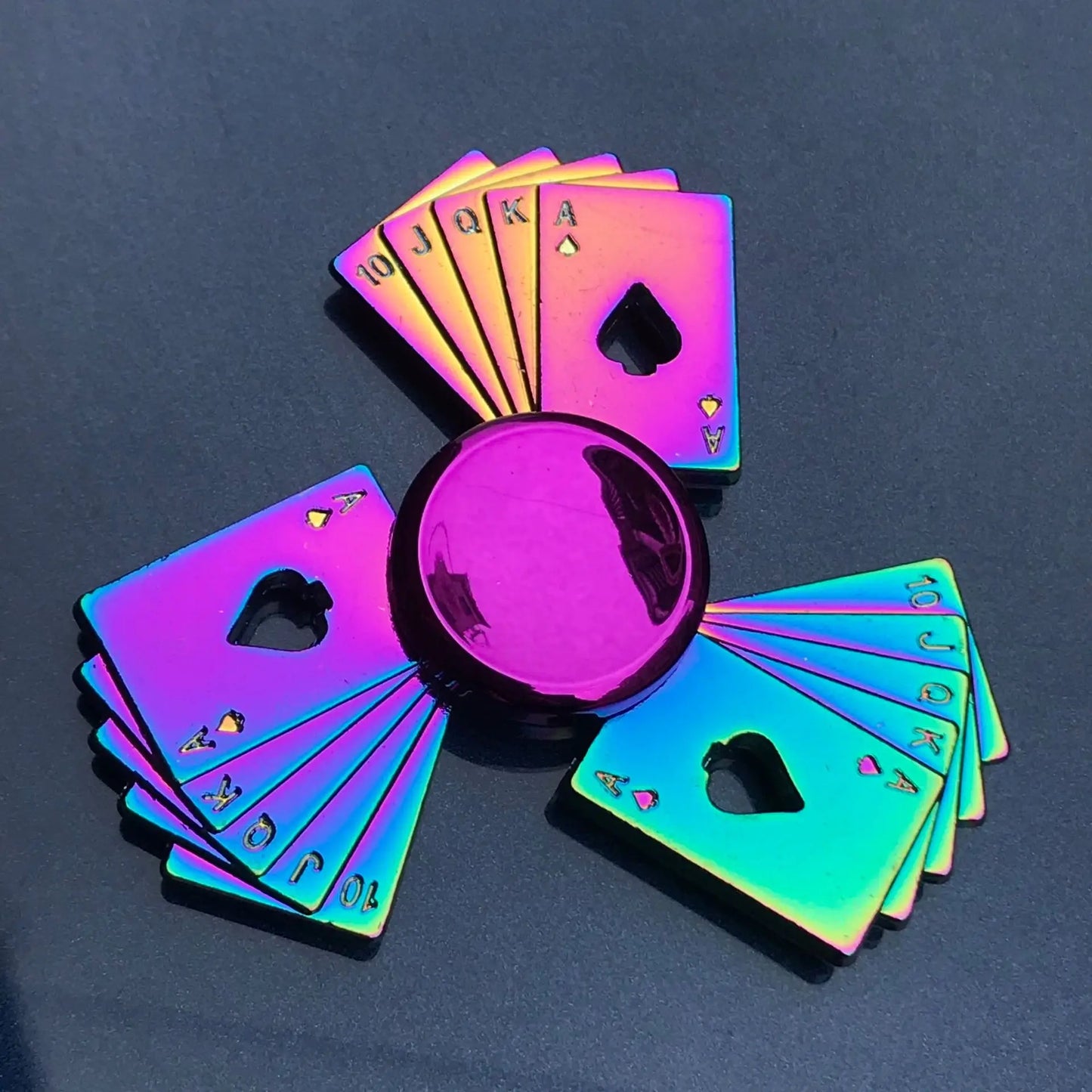Another of our metal fidget spinner varieties. Great to add to your collection or for gifts.